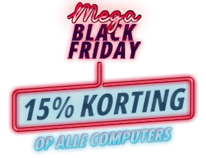 Mega Black Friday 15 procent korting