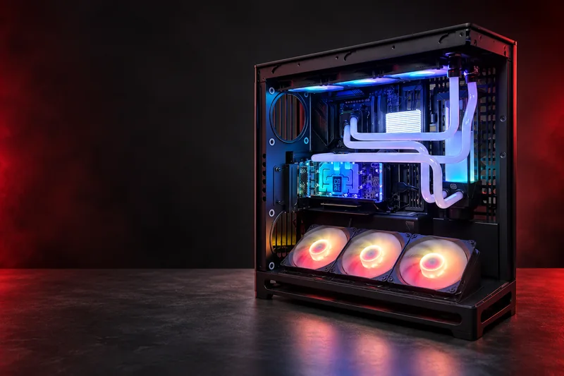 Custom gebouwde Game PC met waterkoeling in de Black Friday-campagne van Computer-Bestel.nl