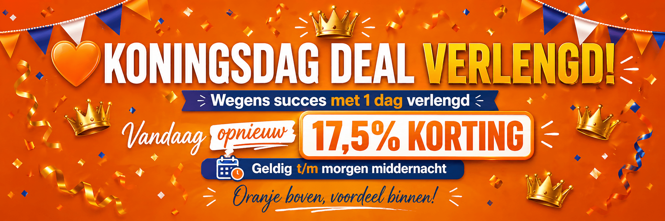 Flash Deal! Wees er snel bij
