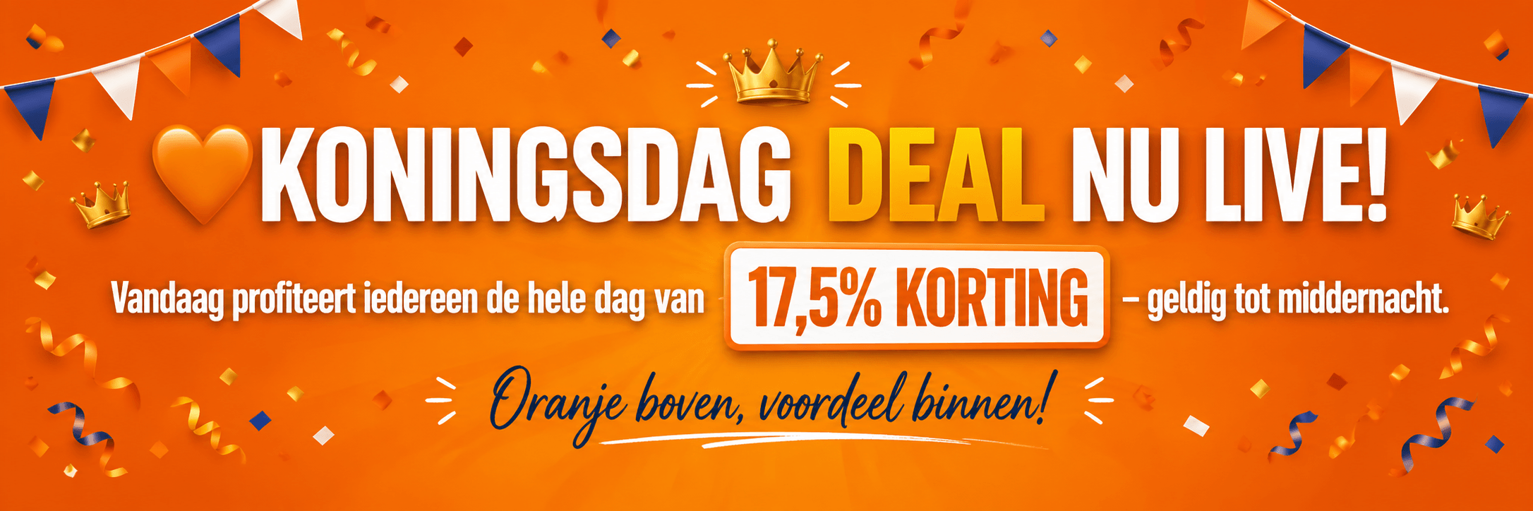 Flash Deal! Wees er snel bij