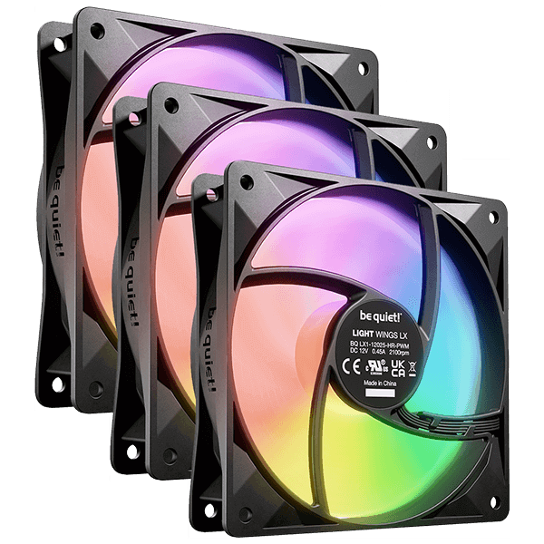Be Quiet! Light Wings LX - Zwart afbeelding