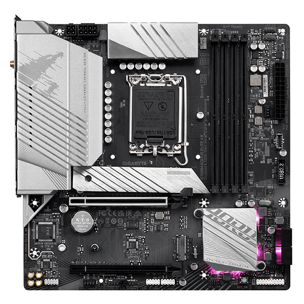 Gigabyte B760M AORUS ELITE AX afbeelding