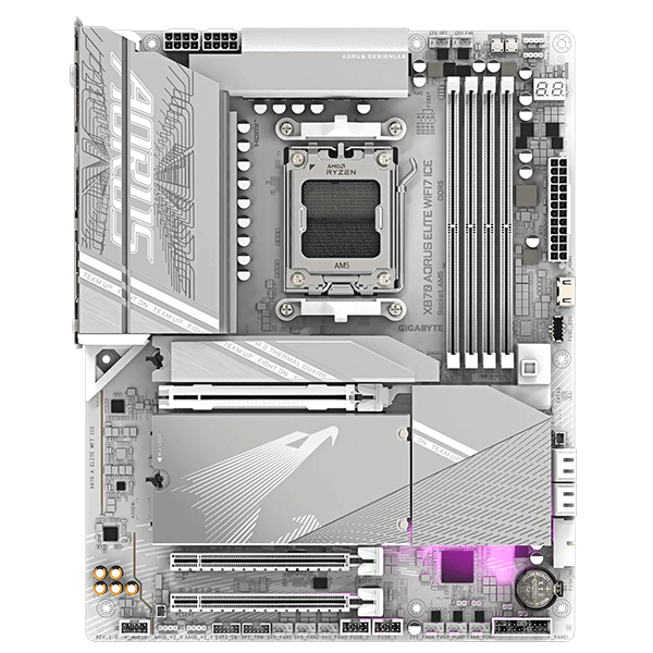 Gigabyte X870 AORUS ELITE ICE WIFI7 afbeelding