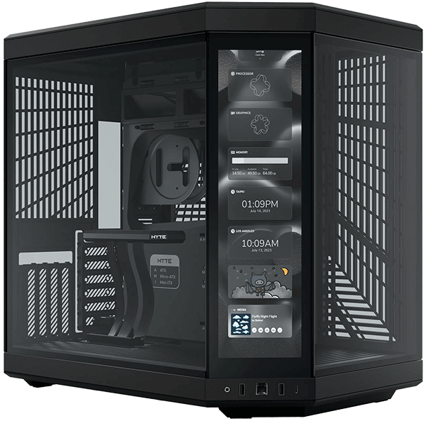 HYTE Y70 Touch Infinite - Zwart afbeelding