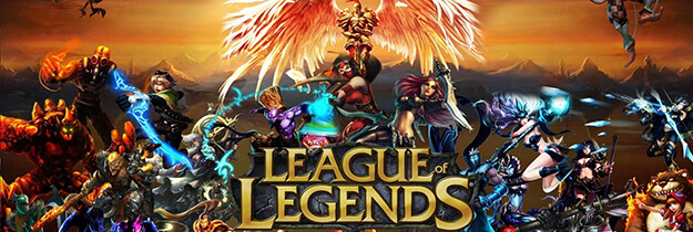 Game PC's ingericht voor League of Legends