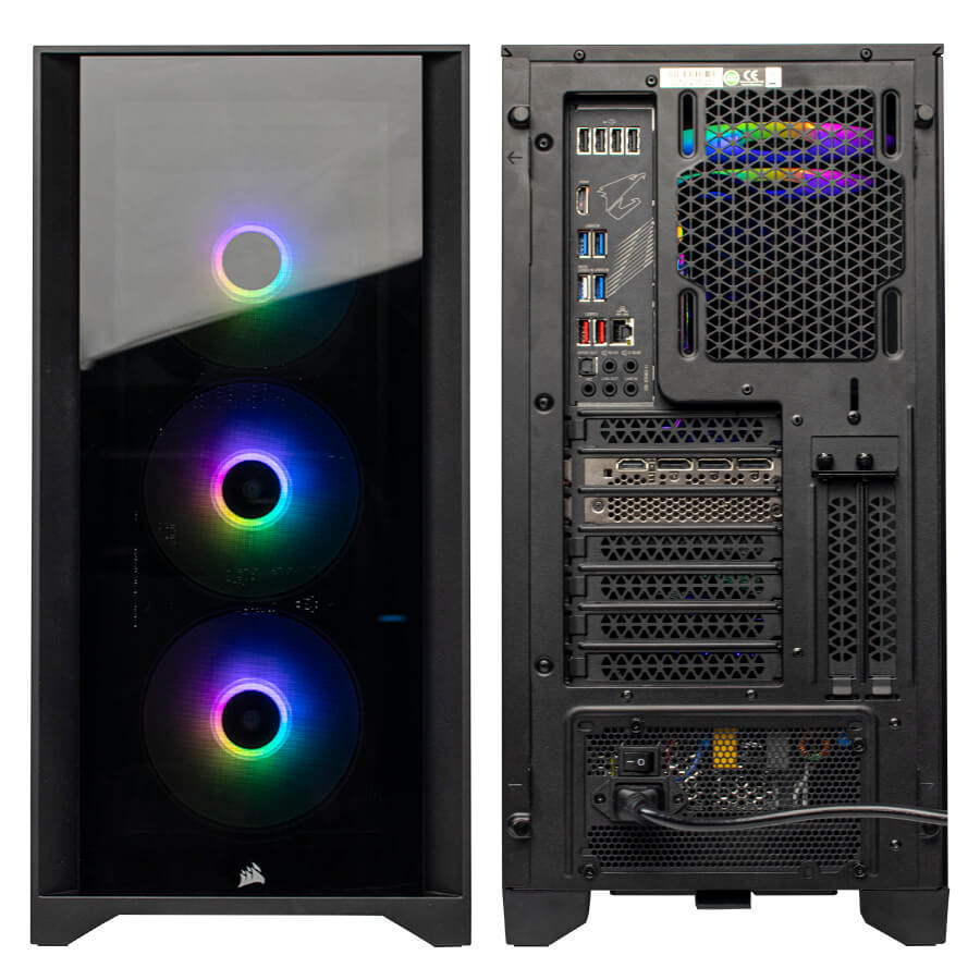 Afbeelding van de 4K Render Game PC Deal #3 - achterkant 4K Render Game PC Deal #3 - achterkant
