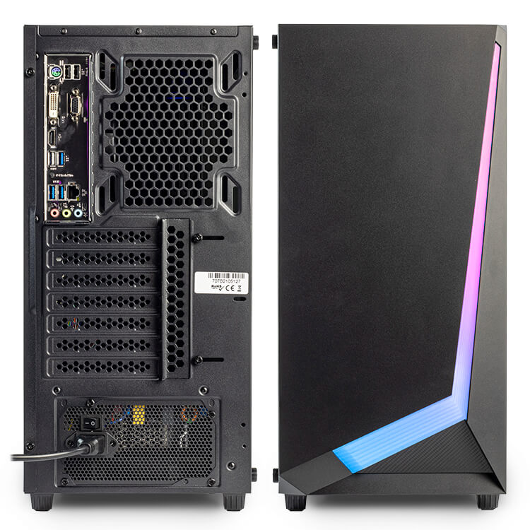 Afbeelding van de Fortnite Game PC Ryzen achterkant Fortnite Game PC Ryzen achterkant