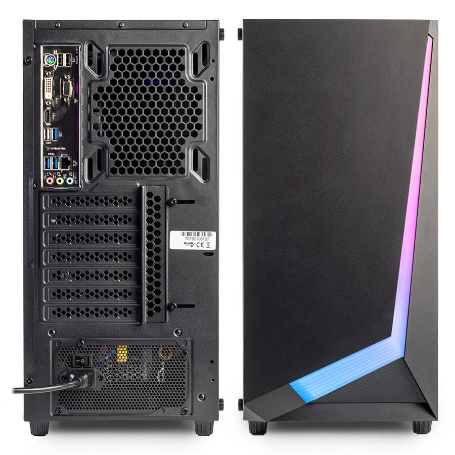 Afbeelding van de Fortnite Game PC Ryzen achterkant Fortnite Game PC Ryzen achterkant