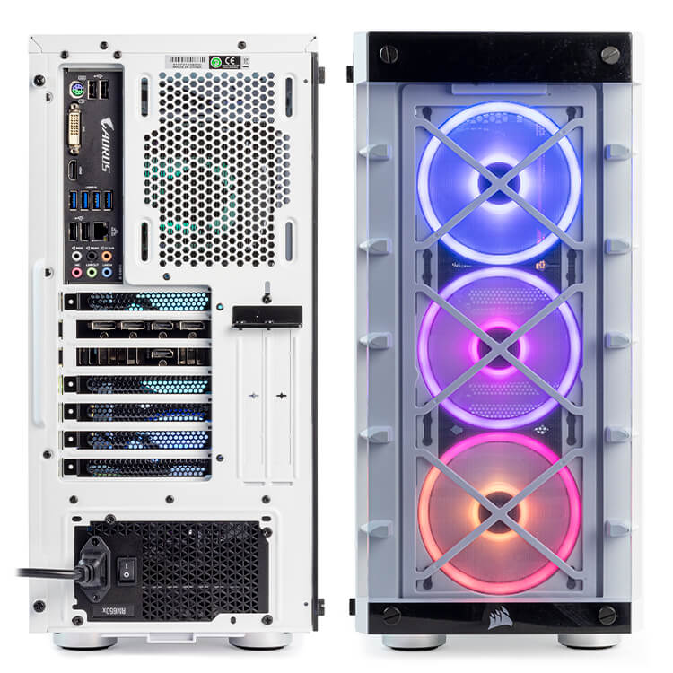 Afbeelding van de Fortnite Game PC Ryzen achterkant Fortnite Game PC Ryzen achterkant