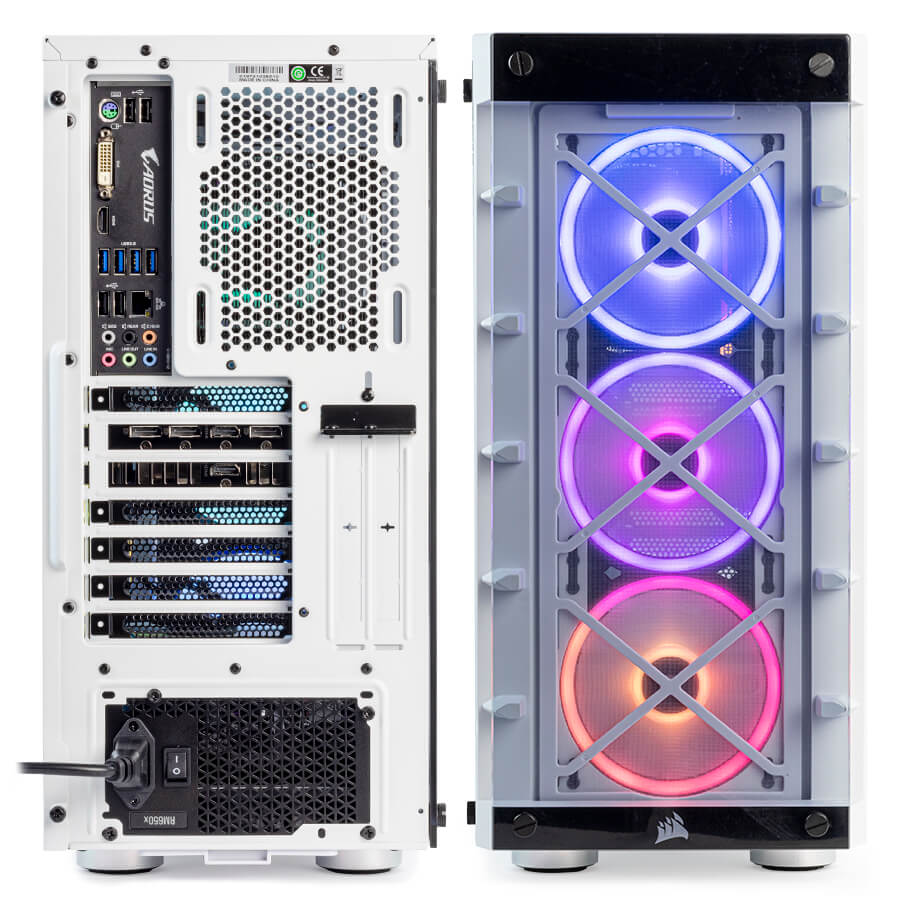 Afbeelding van de Fortnite Game PC Ryzen achterkant Fortnite Game PC Ryzen achterkant