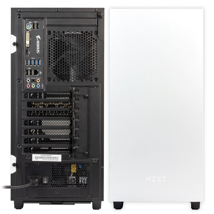 Afbeelding van de Fortnite Game PC Ryzen achterkant Fortnite Game PC Ryzen achterkant