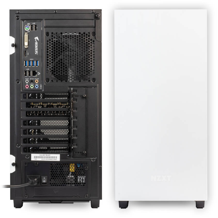 Afbeelding van de Fortnite Game PC Ryzen achterkant Fortnite Game PC Ryzen achterkant