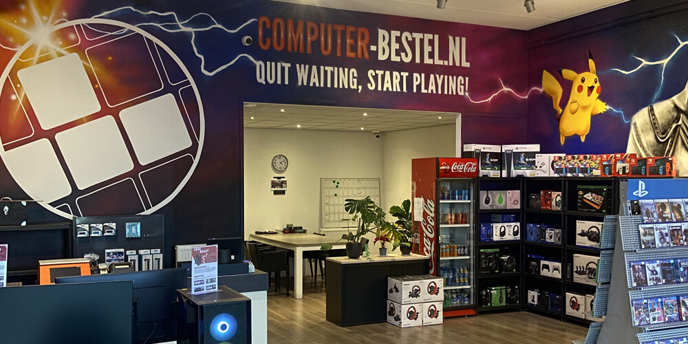 GamePC's en GameGear in onze showroom